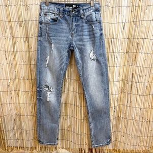 RSQ Tokyo Super Skinny Boys Light Wash Ripped Jeans Size 14 Sold at Tillys